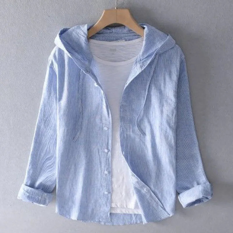 GIOVANNI LUCA HOODED SHIRT