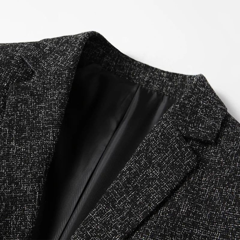 RICCARDO LUCA TEXTURED BLAZER