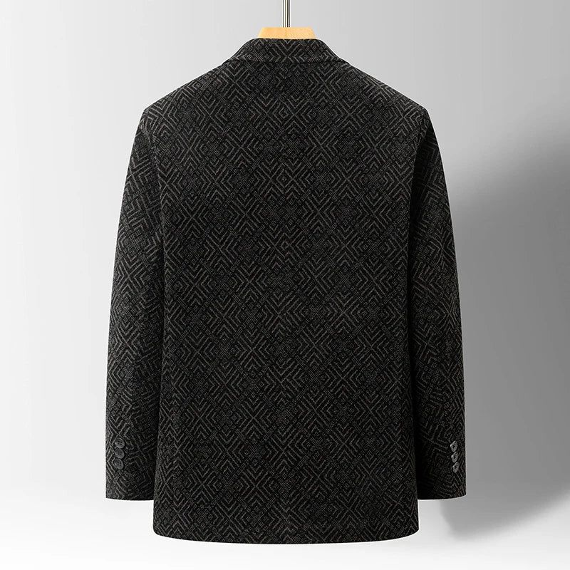RAFFAELE GIORGIO HERRINGBONE COAT