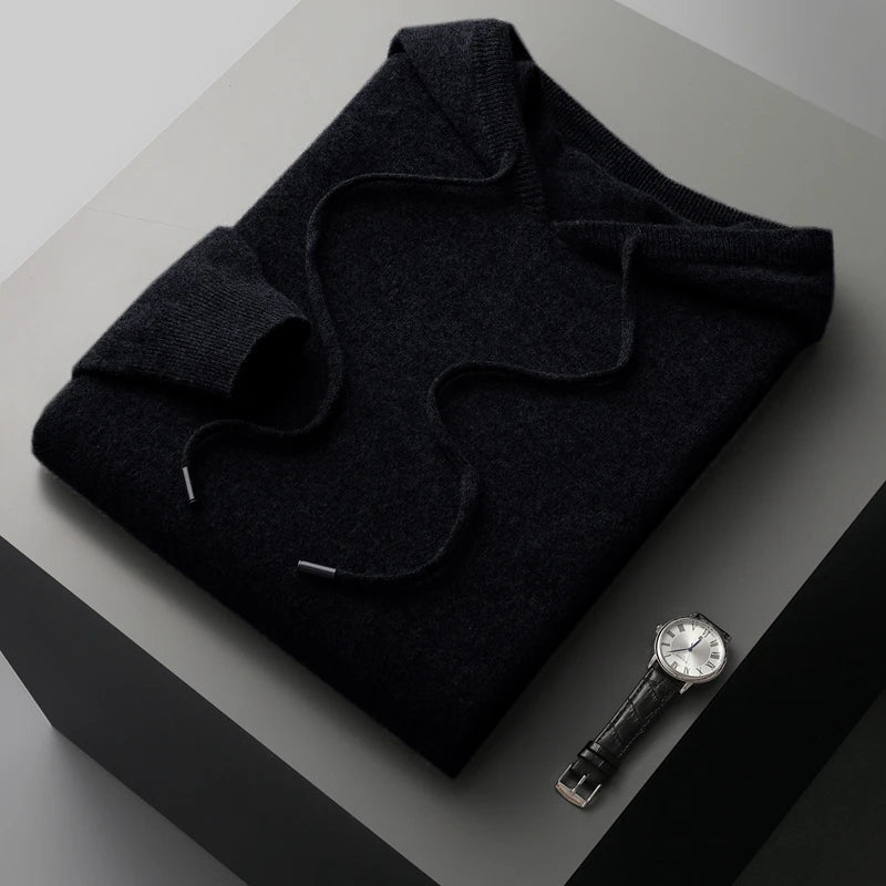 ALESSANDRO VITTORIO CASHMERE HOODIE SWEATER