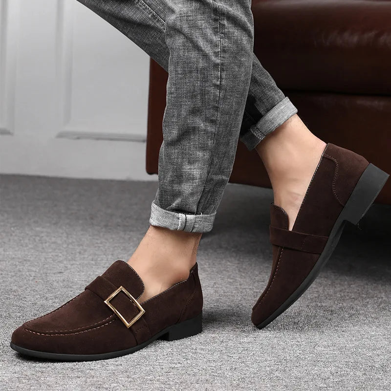 Men's leather loafers