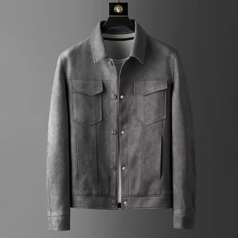 THEODORE MARCUS SUEDE BOMBER