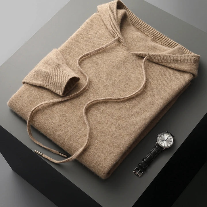 ALESSANDRO VITTORIO CASHMERE HOODIE SWEATER