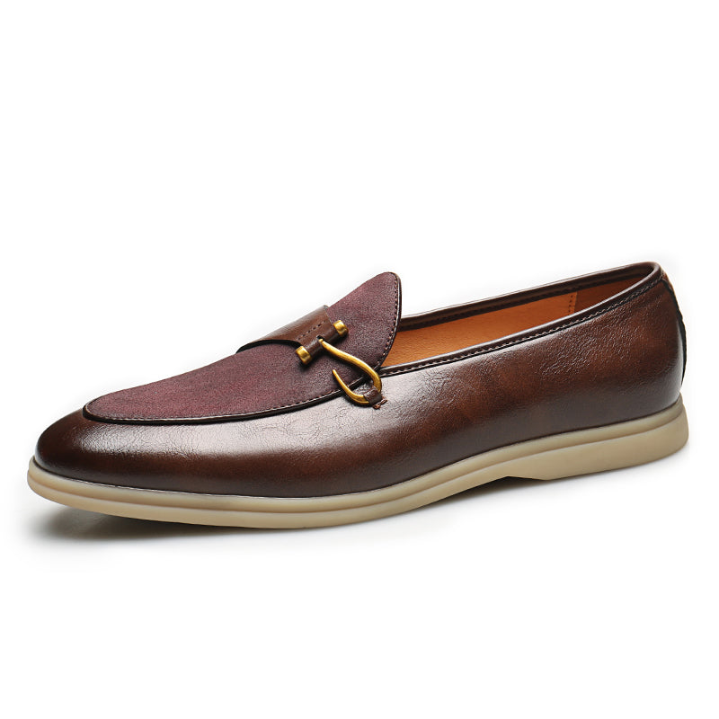 LORENZO GIOCCA SUEDE LOAFERS